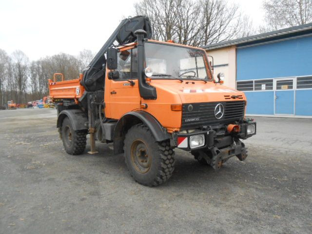 Unimog U1450 427/11 mit Kran - Tipper, Crane truck: picture 2 Unimog U1450 427/11 mit Kran - Tipper, Crane truck: picture 2