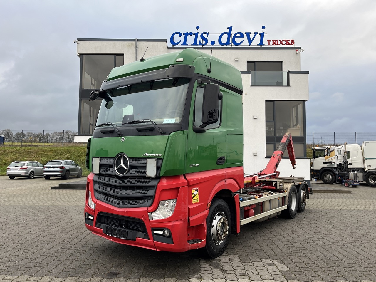 Mercedes-Benz Actros 2745 6x2 Gergen 21 70 Abrollkipper - Hook lift truck: picture 4 Mercedes-Benz Actros 2745 6x2 Gergen 21 70 Abrollkipper - Hook lift truck: picture 4