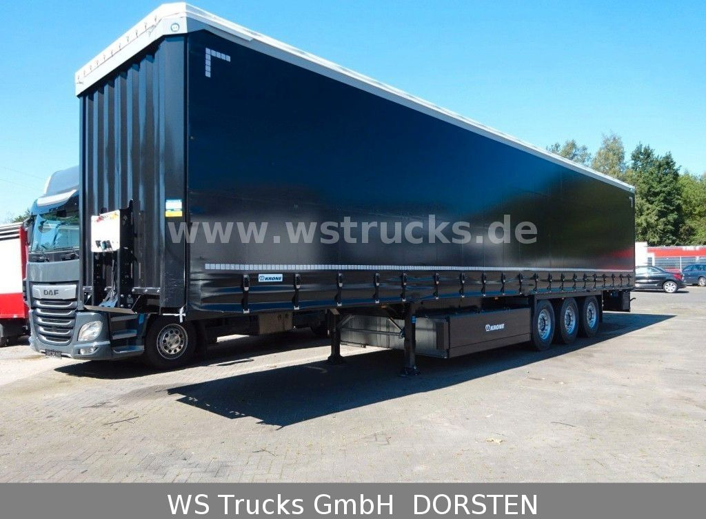 Krone Planauflieger SDP 27 Edscha - Curtainsider semi-trailer: picture 1 Krone Planauflieger SDP 27 Edscha - Curtainsider semi-trailer: picture 1