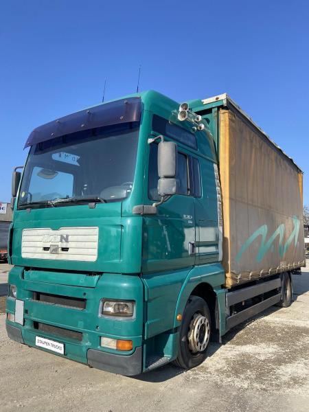 Box truck MAN TGA 18.310 BL XXL Jumbo Pritsche Schiebepl.: picture 1