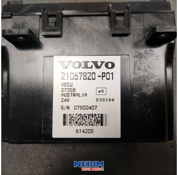 Volvo Volvo - 21067820 - Regeleenheid - Spare parts for Truck: picture 2 Volvo Volvo - 21067820 - Regeleenheid - Spare parts for Truck: picture 2