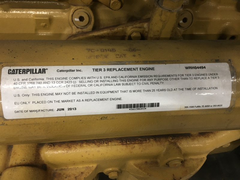 Construction machinery Caterpillar C18 WRH-3591812 USED: picture 7