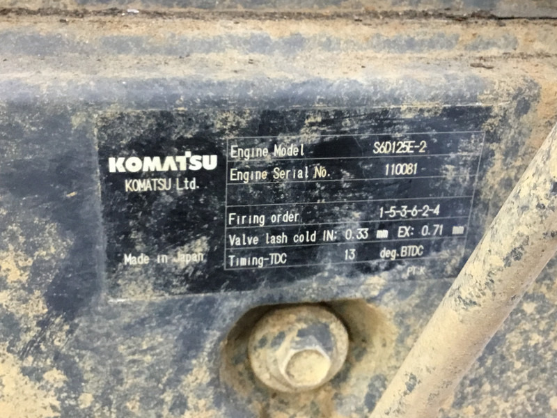 Construction machinery Komatsu S6D125E-2 USED: picture 6