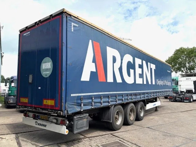 Krone SD 27 13.60M. CURTAINSIDE (BPW AXLES / DRUM BRAKES / ABS BRAKE SYSTEM / BACK DOORS) - Curtainsider semi-trailer: picture 3 Krone SD 27 13.60M. CURTAINSIDE (BPW AXLES / DRUM BRAKES / ABS BRAKE SYSTEM / BACK DOORS) - Curtainsider semi-trailer: picture 3