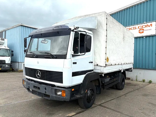 Mercedes-Benz LK 914 (6-CILINDER) WITH TENT BOX (MANUAL GEARBOX / FULL STEEL SUSPENSION / LOADING PLATFORM) - Curtainsider truck: picture 1 Mercedes-Benz LK 914 (6-CILINDER) WITH TENT BOX (MANUAL GEARBOX / FULL STEEL SUSPENSION / LOADING PLATFORM) - Curtainsider truck: picture 1