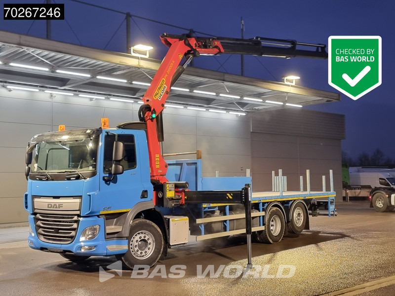 DAF CF 330 6X2 Palfinger PK20001 Kran Crane Rotator Lift+Lenkachse Euro 6 - Dropside/ Flatbed truck, Crane truck: picture 1 DAF CF 330 6X2 Palfinger PK20001 Kran Crane Rotator Lift+Lenkachse Euro 6 - Dropside/ Flatbed truck, Crane truck: picture 1