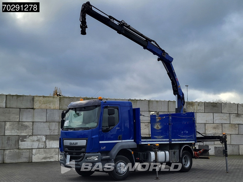 DAF LF 260 LF 4X2 Hiab 111 B-2 HIDUO Crane Kran Remote control Automatic ACC Euro 6 - Dropside/ Flatbed truck, Crane truck: picture 1 DAF LF 260 LF 4X2 Hiab 111 B-2 HIDUO Crane Kran Remote control Automatic ACC Euro 6 - Dropside/ Flatbed truck, Crane truck: picture 1