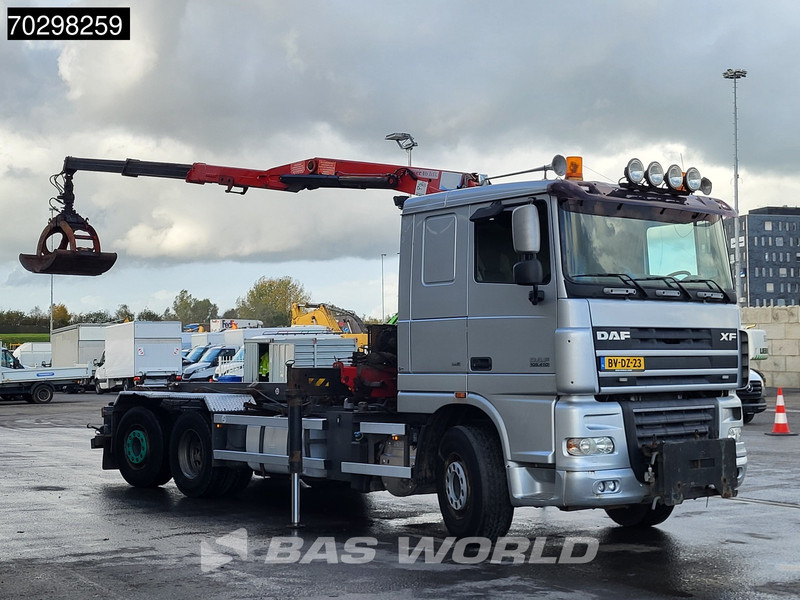 DAF XF105.410 XF 6X2 NL-Truck HMF 1643 Z2 Crane 24T Container system Lift+Steering-Axle Euro 5 - Cable system truck, Crane truck: picture 3 DAF XF105.410 XF 6X2 NL-Truck HMF 1643 Z2 Crane 24T Container system Lift+Steering-Axle Euro 5 - Cable system truck, Crane truck: picture 3