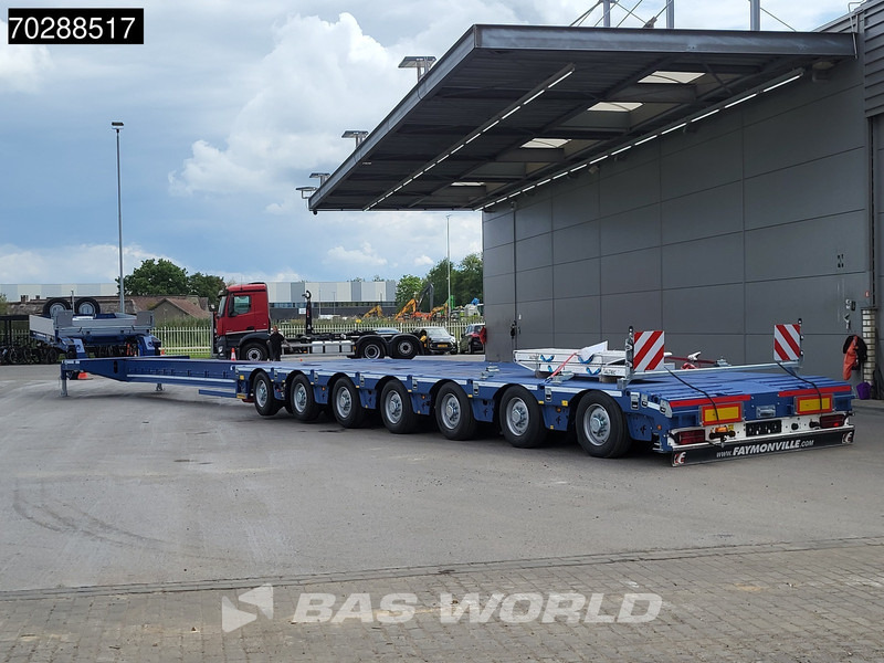 Faymonville F-S47-2GXX More axles 2x extendable 31.7m Hydraulic Steering 114.000kg Galvanised Remote Automatic greasing - Low loader semi-trailer: picture 2 Faymonville F-S47-2GXX More axles 2x extendable 31.7m Hydraulic Steering 114.000kg Galvanised Remote Automatic greasing - Low loader semi-trailer: picture 2