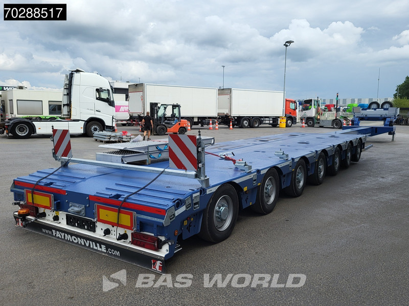 Faymonville F-S47-2GXX More axles 2x extendable 31.7m Hydraulic Steering 114.000kg Galvanised Remote Automatic greasing - Low loader semi-trailer: picture 5 Faymonville F-S47-2GXX More axles 2x extendable 31.7m Hydraulic Steering 114.000kg Galvanised Remote Automatic greasing - Low loader semi-trailer: picture 5