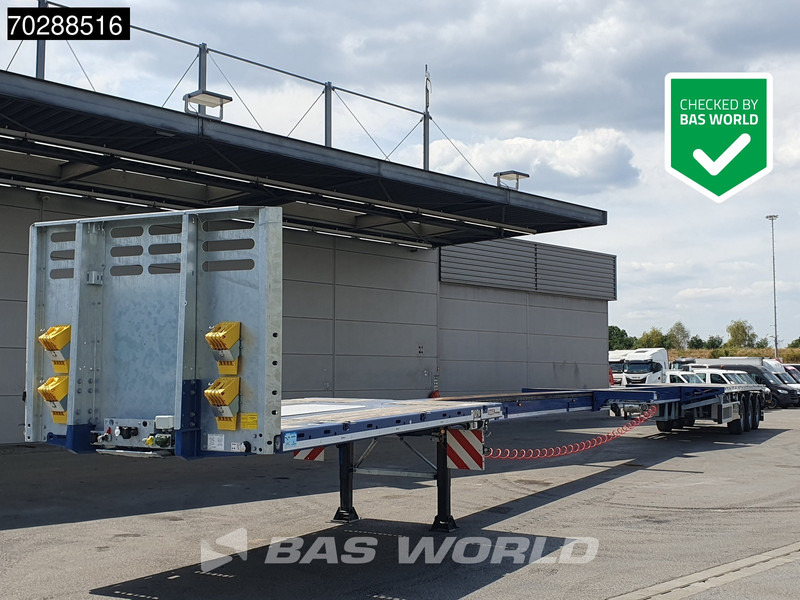 Faymonville MAX210-Z-3AA-13.60-22.5-2.54 3 axles 29M 2x extendable 3x steering axle twistlocks - Dropside/ Flatbed semi-trailer: picture 5 Faymonville MAX210-Z-3AA-13.60-22.5-2.54 3 axles 29M 2x extendable 3x steering axle twistlocks - Dropside/ Flatbed semi-trailer: picture 5
