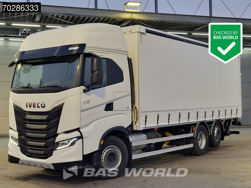 Iveco S-Way 490 6X2 NEW! 2000kg Ladebordwand Retarder Automatic Navi ACC Standklima - Curtainsider truck: picture 1 Iveco S-Way 490 6X2 NEW! 2000kg Ladebordwand Retarder Automatic Navi ACC Standklima - Curtainsider truck: picture 1