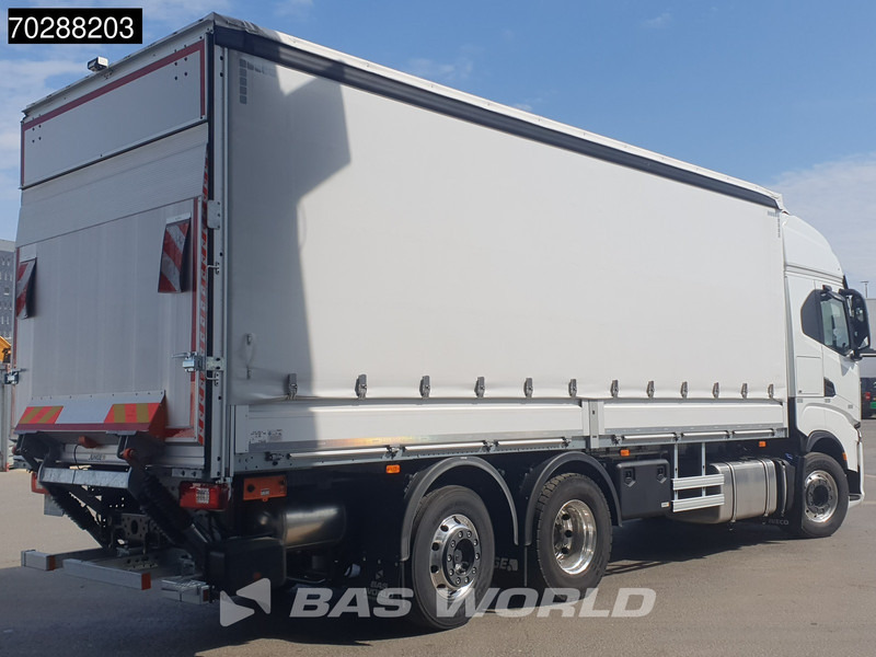 Curtainsider truck Iveco S-Way 490 6X2 NEW! Lift+Steering Axle 2tons Dhollandia Ladebordwand Retarder ACC LED: picture 11