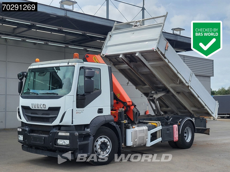 Iveco Stralis 310 4X2 Palfinger PK14002EH Crane Tipper Full Steel Automatic Euro 6 - Tipper, Crane truck: picture 1 Iveco Stralis 310 4X2 Palfinger PK14002EH Crane Tipper Full Steel Automatic Euro 6 - Tipper, Crane truck: picture 1