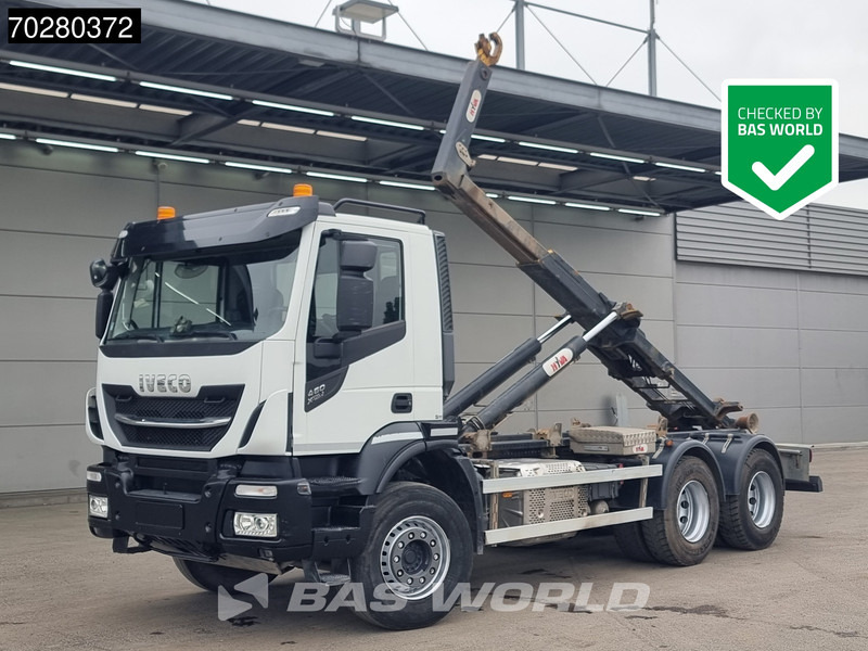 Iveco X-Way 460 6X4 20 Tons Hyva Hooklift Abrollkipper Automatic Navi Euro 6 - Hook lift truck: picture 1 Iveco X-Way 460 6X4 20 Tons Hyva Hooklift Abrollkipper Automatic Navi Euro 6 - Hook lift truck: picture 1