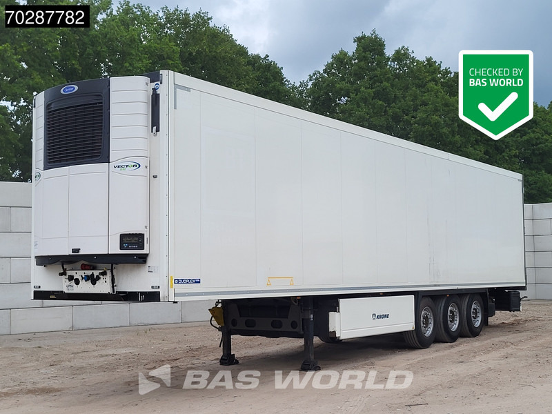 Krone Carrier Vector 1550 ATP / FRC Doppelstock Palettenkasten Liftachse - Refrigerator semi-trailer: picture 1 Krone Carrier Vector 1550 ATP / FRC Doppelstock Palettenkasten Liftachse - Refrigerator semi-trailer: picture 1