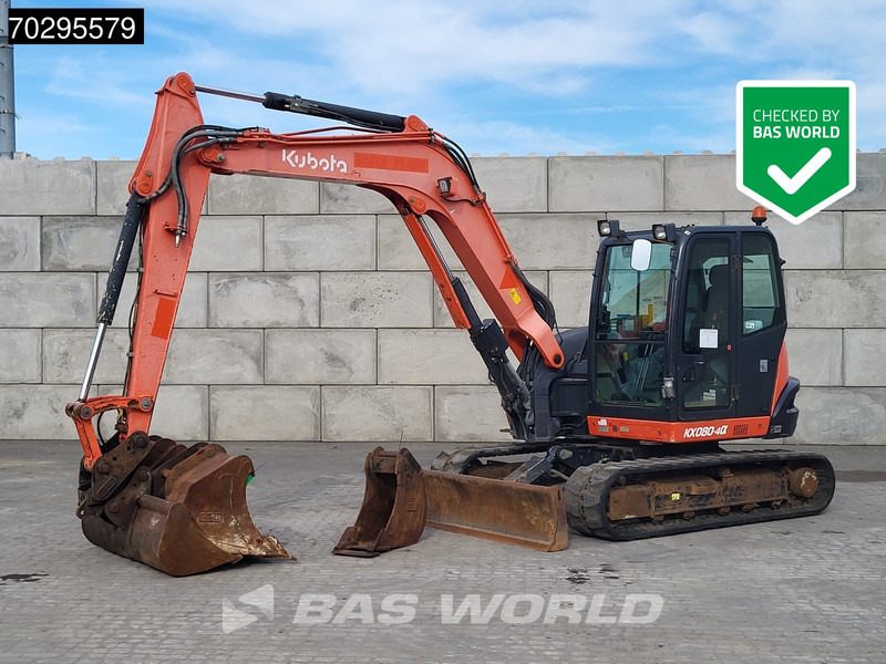 Kubota KX080-4a - Mini excavator: picture 1 Kubota KX080-4a - Mini excavator: picture 1