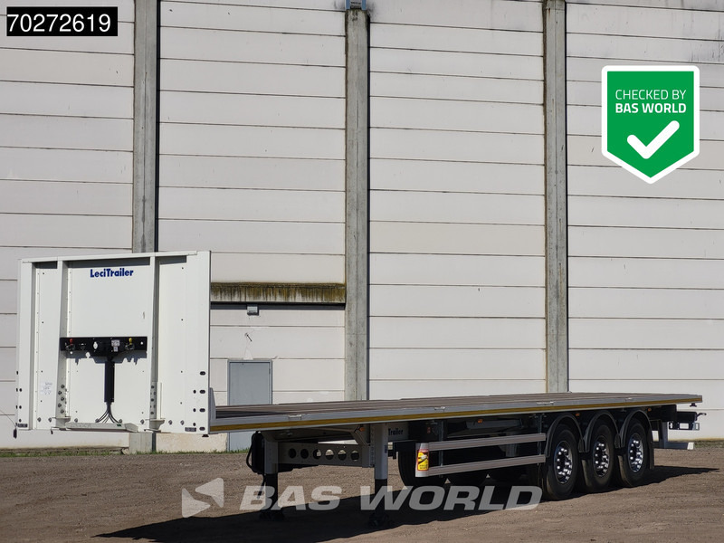 Lecitrailer SR3E NEW! Liftachse Twistlocks - Dropside/ Flatbed semi-trailer: picture 1 Lecitrailer SR3E NEW! Liftachse Twistlocks - Dropside/ Flatbed semi-trailer: picture 1