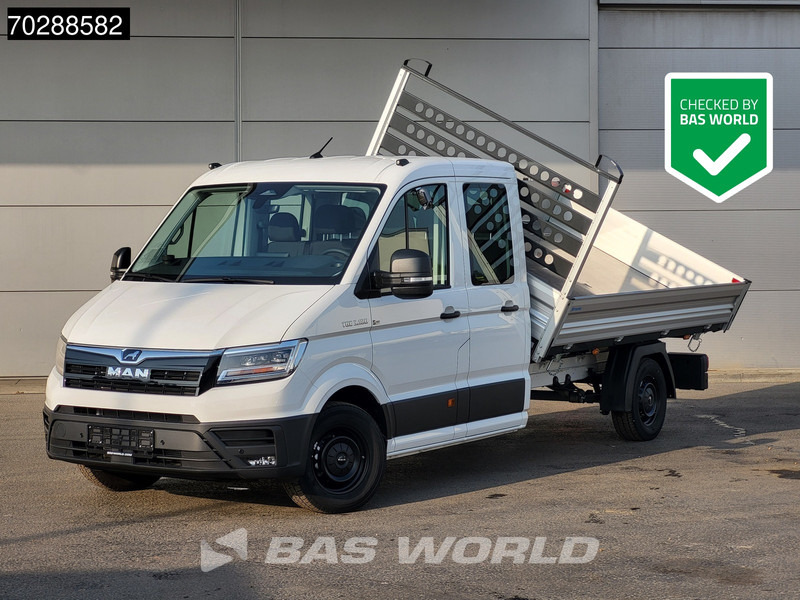 MAN TGE 3.180 Driezijdige Kipper Automaat Dubbel Cabine 2025 Facelift 180PK Trekhaak LED Navi ACC Airco Cruise Euro6 Kipper Tippe Benne Kieper - Tipper van: picture 1 MAN TGE 3.180 Driezijdige Kipper Automaat Dubbel Cabine 2025 Facelift 180PK Trekhaak LED Navi ACC Airco Cruise Euro6 Kipper Tippe Benne Kieper - Tipper van: picture 1