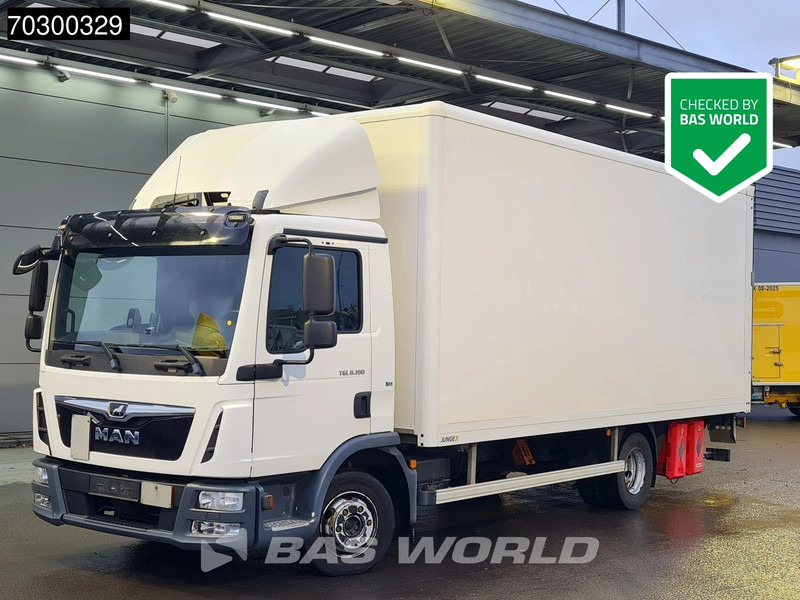 MAN TGL 8.190 4X2 8tonner 1000kg Ladebordwand Manual Euro 6 - Box truck: picture 1 MAN TGL 8.190 4X2 8tonner 1000kg Ladebordwand Manual Euro 6 - Box truck: picture 1