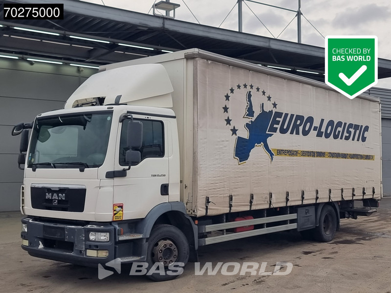 MAN TGM 15.250 4X2 15tonner Automatic Retarder Ladebordwand Euro 5 - Curtainsider truck: picture 1 MAN TGM 15.250 4X2 15tonner Automatic Retarder Ladebordwand Euro 5 - Curtainsider truck: picture 1