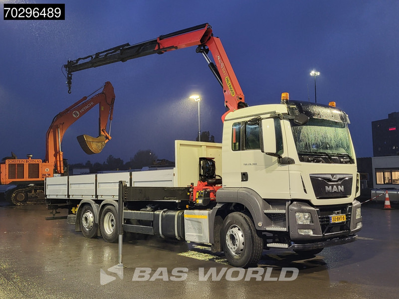 MAN TGS 26.360 TGS 6X2 NL-Truck Palfinger PK17.001 Crane Kran Lift+Steering-Axle Navi Euro 6 Palfinger - Dropside/ Flatbed truck, Crane truck: picture 3 MAN TGS 26.360 TGS 6X2 NL-Truck Palfinger PK17.001 Crane Kran Lift+Steering-Axle Navi Euro 6 Palfinger - Dropside/ Flatbed truck, Crane truck: picture 3