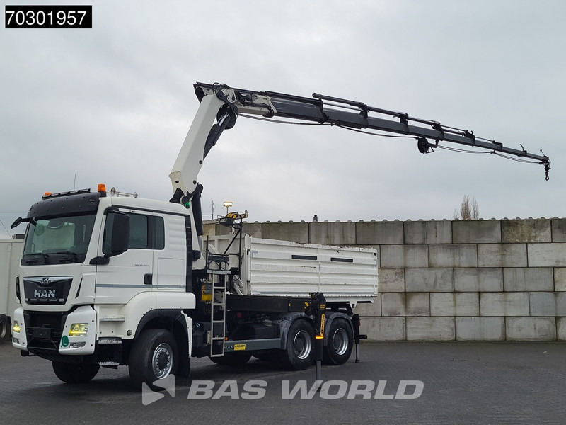 MAN TGS 33.420 6X6 Palfinger PK33002 EH Crane 12m3 tipper Manual Retarder Big-Axle Euro 6 - Tipper: picture 3 MAN TGS 33.420 6X6 Palfinger PK33002 EH Crane 12m3 tipper Manual Retarder Big-Axle Euro 6 - Tipper: picture 3