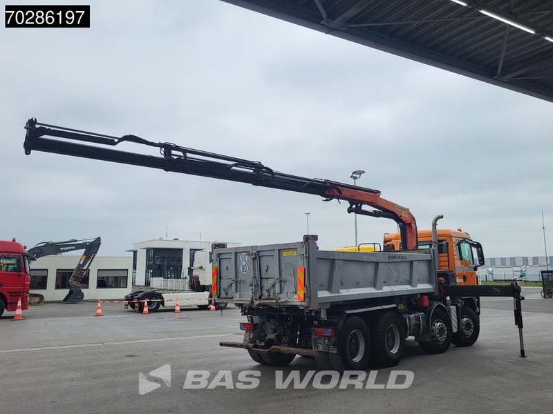 Tipper, Crane truck MAN TGS 35.400 8X4 Palfinger PK16001 K Kran Crane Retarder Big-Axle 2-Way tipper Euro 6: picture 20