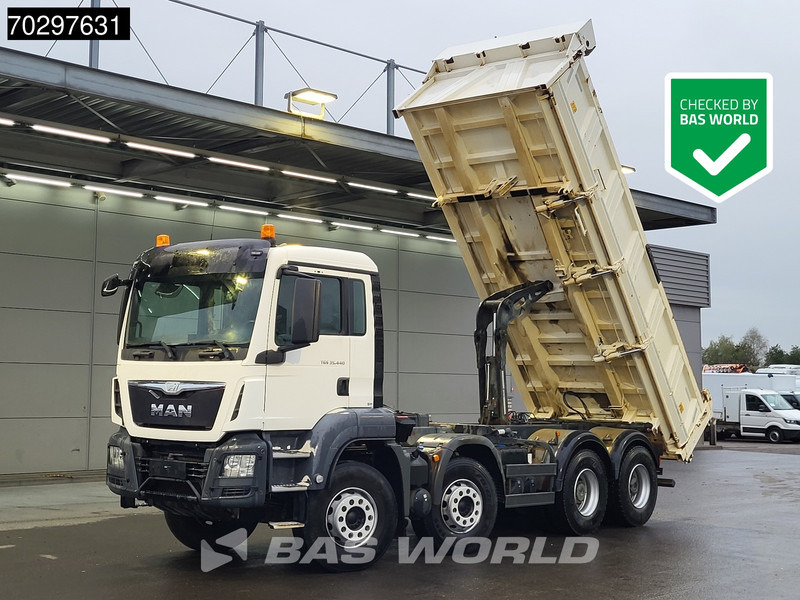 MAN TGS 35.440 8X4 12m3 Meiller 2 Way tipper Big-Axle Navi Euro 6 - Tipper: picture 1 MAN TGS 35.440 8X4 12m3 Meiller 2 Way tipper Big-Axle Navi Euro 6 - Tipper: picture 1