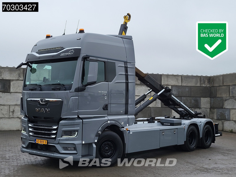 MAN TGX 28.640 TGX 6X2 NL-Truck APK Hyva 26-60-S containersystem Lift-axle Automatic Euro 6 - Hook lift truck: picture 1 MAN TGX 28.640 TGX 6X2 NL-Truck APK Hyva 26-60-S containersystem Lift-axle Automatic Euro 6 - Hook lift truck: picture 1