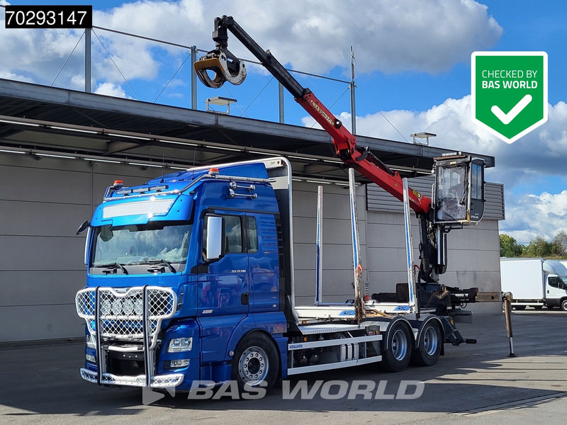 MAN TGX 33.580 TGX 6X4 XLX Palfinger M12L83 Retarder Navi Xenon Euro 6 - Timber truck, Crane truck: picture 1 MAN TGX 33.580 TGX 6X4 XLX Palfinger M12L83 Retarder Navi Xenon Euro 6 - Timber truck, Crane truck: picture 1