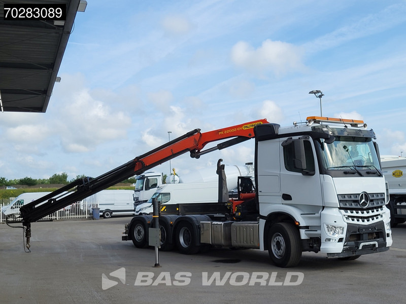 Mercedes-Benz Actros 3245 Actros 8X4 Palfinger PK22002 EH Crane 17tons hooklift Big-Axle Lift+Lenkachse Navi Euro 6 - Hook lift truck, Crane truck: picture 3 Mercedes-Benz Actros 3245 Actros 8X4 Palfinger PK22002 EH Crane 17tons hooklift Big-Axle Lift+Lenkachse Navi Euro 6 - Hook lift truck, Crane truck: picture 3