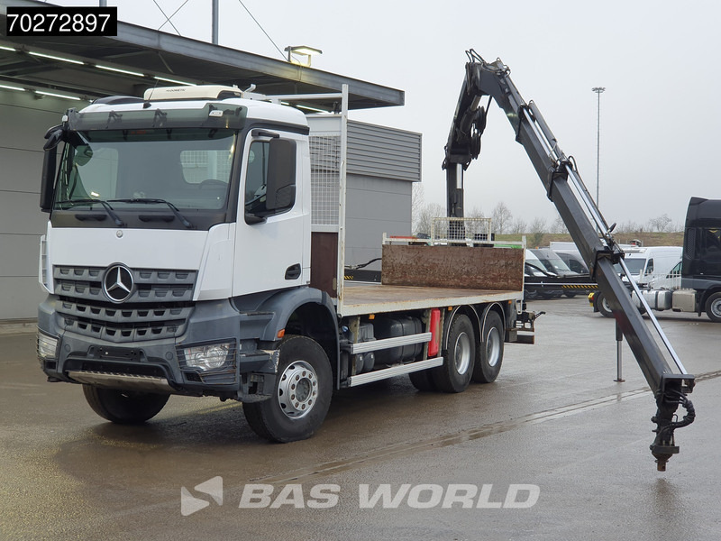 Mercedes-Benz Arocs 2636 6X4 Hiab 144 E-3 Hipro Kran Crane Remote Full Steel Euro 6 - Dropside/ Flatbed truck, Crane truck: picture 5 Mercedes-Benz Arocs 2636 6X4 Hiab 144 E-3 Hipro Kran Crane Remote Full Steel Euro 6 - Dropside/ Flatbed truck, Crane truck: picture 5