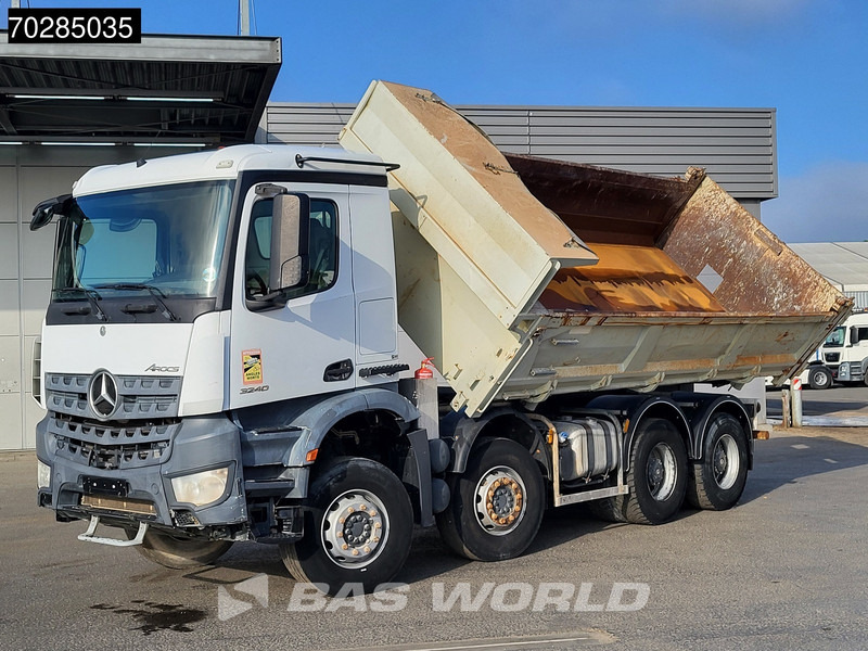 Tipper Mercedes-Benz Arocs 3240 8X4 12m3 2-side Tipper Steel Suspension Automatic Big-Axle Euro 6: picture 5