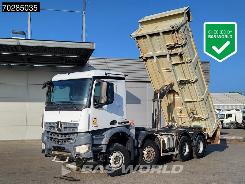 Mercedes-Benz Arocs 3240 8X4 12m3 2-side Tipper Steel Suspension Automatic Big-Axle Euro 6 - Tipper: picture 1 Mercedes-Benz Arocs 3240 8X4 12m3 2-side Tipper Steel Suspension Automatic Big-Axle Euro 6 - Tipper: picture 1