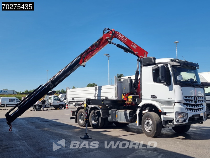 Mercedes-Benz Arocs 3348 6X4 Fassi F255A2.24 Kran Crane 9m3 3-Sided Tipper Big-Axle Euro 6 - Tipper, Crane truck: picture 5 Mercedes-Benz Arocs 3348 6X4 Fassi F255A2.24 Kran Crane 9m3 3-Sided Tipper Big-Axle Euro 6 - Tipper, Crane truck: picture 5