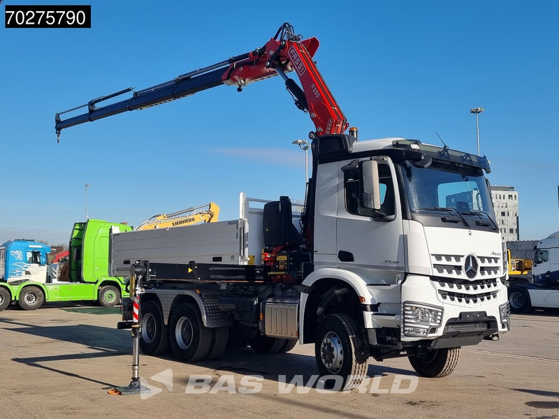 Mercedes-Benz Arocs 3348 6X6 Full Steel Retarder Fassi 25T/M Crane Kran Euro 6 - Tipper, Crane truck: picture 3 Mercedes-Benz Arocs 3348 6X6 Full Steel Retarder Fassi 25T/M Crane Kran Euro 6 - Tipper, Crane truck: picture 3