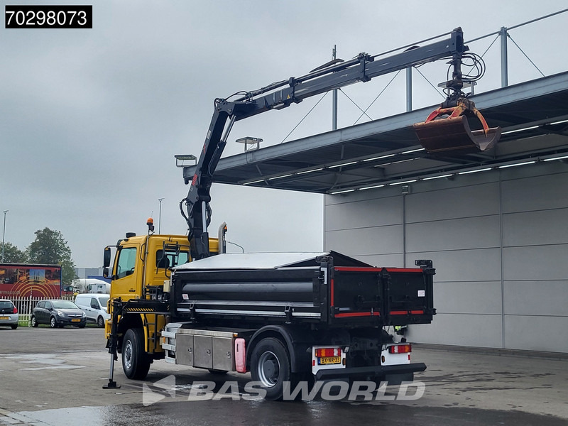 Mercedes-Benz Axor 2124 Axor 4X4 8m3 Tipper HIAB 122 B-2 HIDUO Crane Steel suspension Automatic Big-Axle Euro 5 - Tipper, Crane truck: picture 2 Mercedes-Benz Axor 2124 Axor 4X4 8m3 Tipper HIAB 122 B-2 HIDUO Crane Steel suspension Automatic Big-Axle Euro 5 - Tipper, Crane truck: picture 2