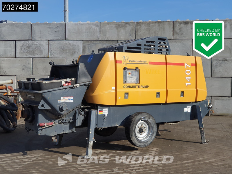 Putzmeister BSA 1407 D5 CONCRETE PUMP - Concrete equipment: picture 1 Putzmeister BSA 1407 D5 CONCRETE PUMP - Concrete equipment: picture 1