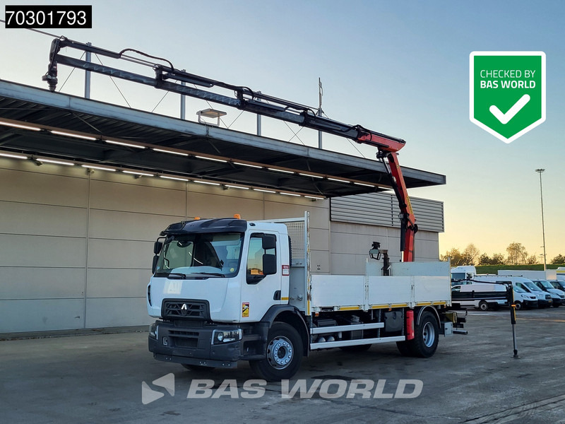 Renault C 280 4X2 Palfinger PK 12002 Kran Crane Steelsuspension Automatic Euro 6 - Dropside/ Flatbed truck, Crane truck: picture 1 Renault C 280 4X2 Palfinger PK 12002 Kran Crane Steelsuspension Automatic Euro 6 - Dropside/ Flatbed truck, Crane truck: picture 1