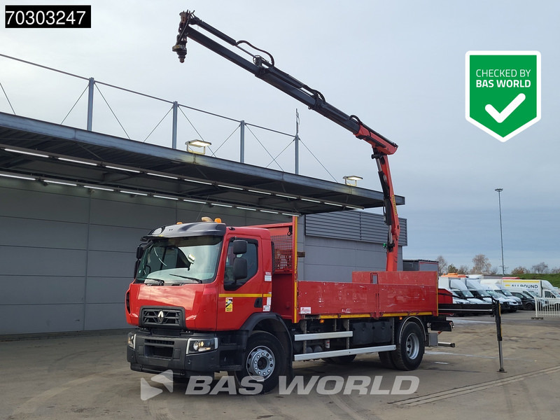 Renault C 280 4X2 Palfinger PK12.501 SLD Crane Kran Automatic Airco Euro 6 - Dropside/ Flatbed truck, Crane truck: picture 1 Renault C 280 4X2 Palfinger PK12.501 SLD Crane Kran Automatic Airco Euro 6 - Dropside/ Flatbed truck, Crane truck: picture 1