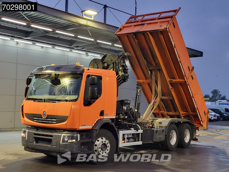 Renault Premium 430 Lander 6X4 HIAB 211 EP-4 Crane Tipper Big-Axle Automatic Euro 5 - Tipper, Crane truck: picture 2 Renault Premium 430 Lander 6X4 HIAB 211 EP-4 Crane Tipper Big-Axle Automatic Euro 5 - Tipper, Crane truck: picture 2