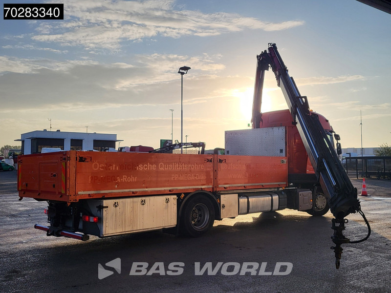 Dropside/ Flatbed truck, Crane truck Renault T 380 4X2 Palfinger PK18002-EH Kran Crane Retarder Standklima Euro 6: picture 5