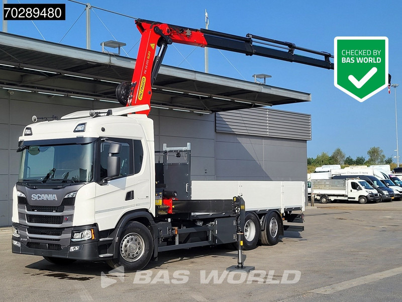 Scania G410 6X2 New! Palfinger PK24.001 SLD 5 Crane Kran Retarder Lift+Steering Axle LED ACC - Dropside/ Flatbed truck, Crane truck: picture 1 Scania G410 6X2 New! Palfinger PK24.001 SLD 5 Crane Kran Retarder Lift+Steering Axle LED ACC - Dropside/ Flatbed truck, Crane truck: picture 1