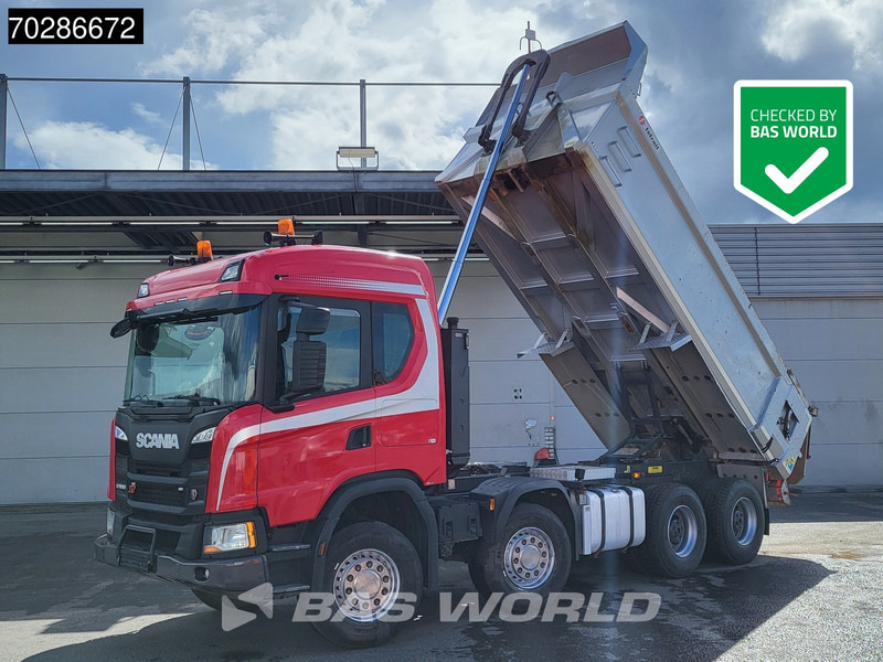 Scania G500 G 8X4 15m3 Istrail Tipper Retarder 3-Pedals Steel suspension Big-Axle Navi Euro 6 - Tipper: picture 1 Scania G500 G 8X4 15m3 Istrail Tipper Retarder 3-Pedals Steel suspension Big-Axle Navi Euro 6 - Tipper: picture 1