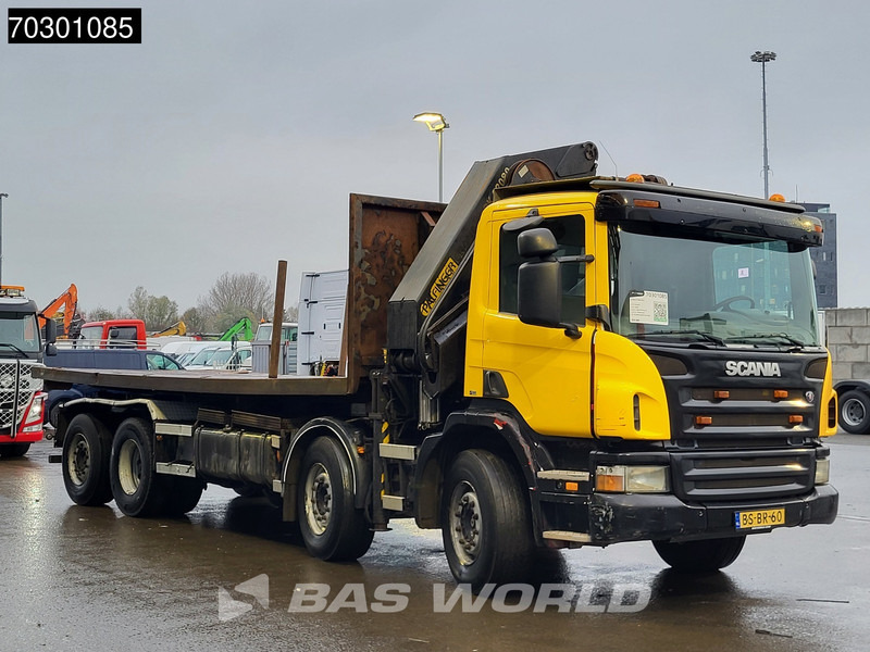 Cable system truck, Crane truck Scania P380 8X2 Palfinger PK32080 Crane Kran cable system Automatic Euro 3: picture 12