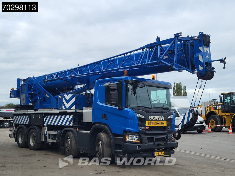 Crane truck Scania P450 P 8X4 Palfinger/SANY SPC500E Telescopic Crane Retarder Navi Automatic Euro 6: picture 13 Crane truck Scania P450 P 8X4 Palfinger/SANY SPC500E Telescopic Crane Retarder Navi Automatic Euro 6: picture 13