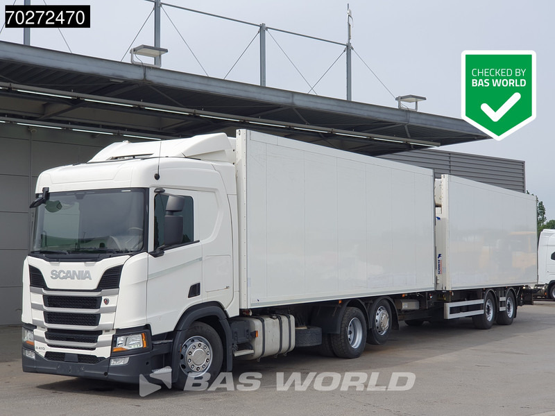 Scania R410 6X2 Carrier Supra 1250 Multi temp Retarder Ladebordwand Liftachse Euro 6 - Refrigerator truck: picture 1 Scania R410 6X2 Carrier Supra 1250 Multi temp Retarder Ladebordwand Liftachse Euro 6 - Refrigerator truck: picture 1
