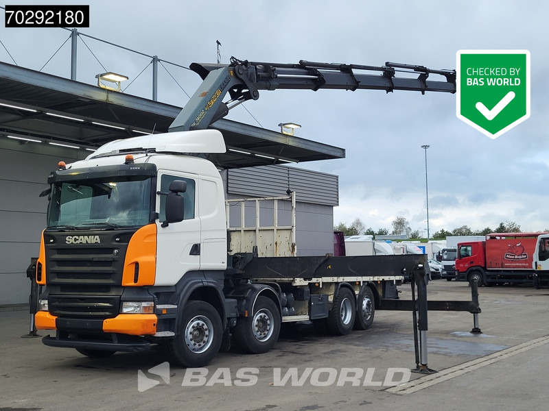 Scania R420 8X2 Palfinger PK74002 Kran Crane Retarder Lift-Steering Axle Euro 4 - Dropside/ Flatbed truck, Crane truck: picture 1 Scania R420 8X2 Palfinger PK74002 Kran Crane Retarder Lift-Steering Axle Euro 4 - Dropside/ Flatbed truck, Crane truck: picture 1