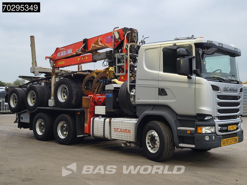 Scania R580 R 6X4 NL-Truck Diebolt D28.81 Kran Crane Holztransport + Dolly Retarder Euro 6 - Timber truck, Crane truck: picture 3 Scania R580 R 6X4 NL-Truck Diebolt D28.81 Kran Crane Holztransport + Dolly Retarder Euro 6 - Timber truck, Crane truck: picture 3